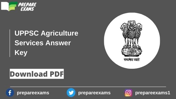 UPPSC Agriculture Services Answer Key