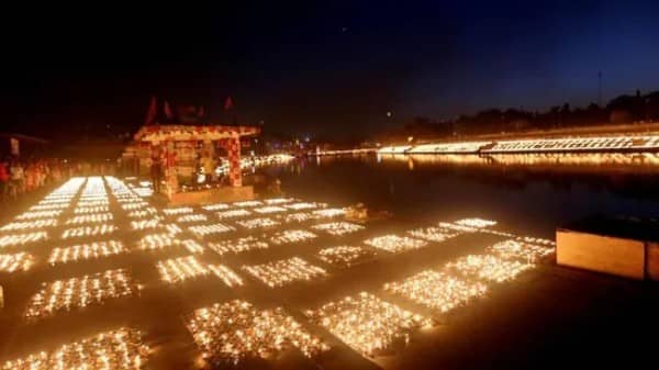 Ujjain makes Guinness record by lighting over 11.7 lakh oil lamps on Mahashivratri