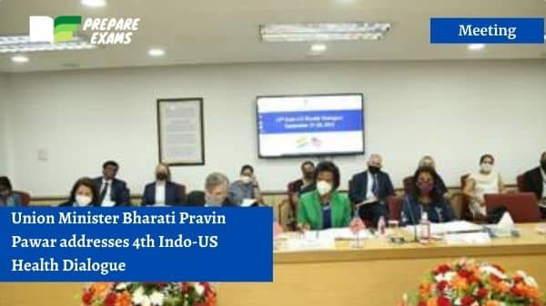 Union Minister Bharati Pravin Pawar addresses 4th Indo-US Health Dialogue