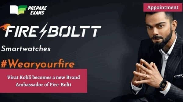 Virat Kohli becomes a new Brand Ambassador of Fire-Boltt