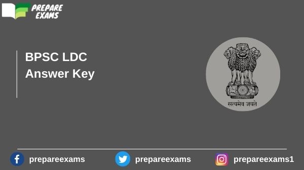 BPSC LDC Answer Key - PrepareExams