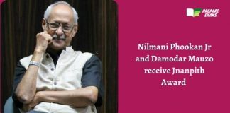 Nilmani Phookan Jr and Damodar Mauzo receive Jnanpith Award