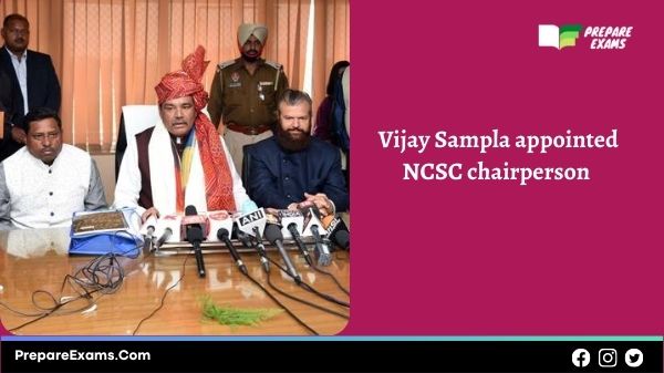 Vijay Sampla appointed NCSC chairperson