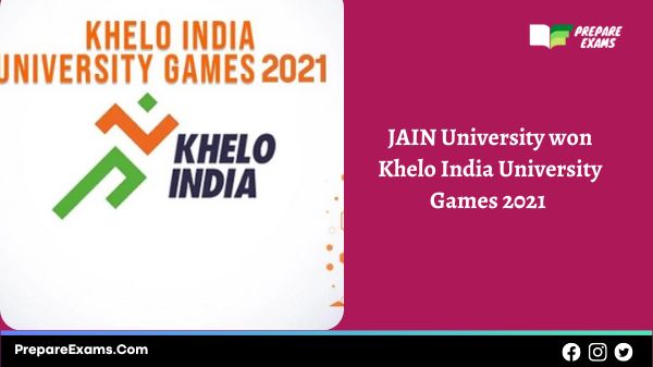 JAIN University won Khelo India University Games 2021