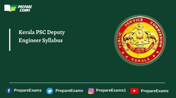 Kerala PSC Deputy Engineer Syllabus
