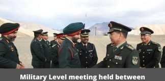 Military Level meeting between India and China