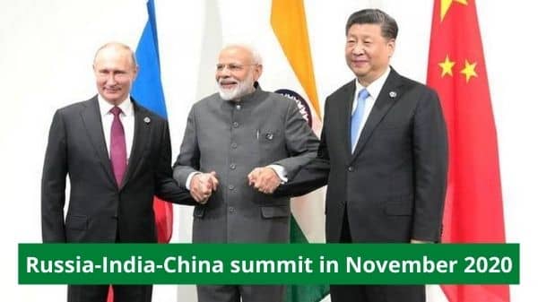 Russia-India-China summit in November 2020
