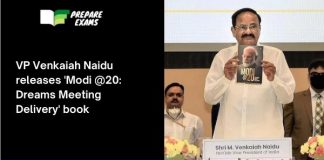 VP Venkaiah Naidu releases 'Modi @20: Dreams Meeting Delivery' book