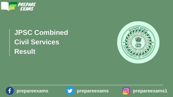 JPSC Combined Civil Services Result - PrepareExams
