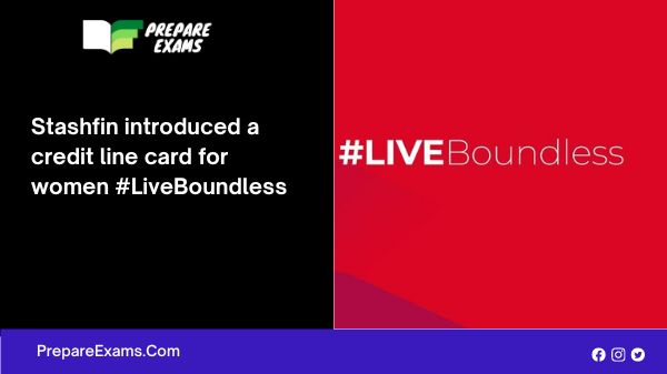 Stashfin introduced a credit line card for women #LiveBoundless