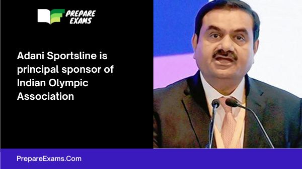 Adani Sportsline is principal sponsor of Indian Olympic Association