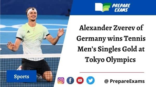 Alexander Zverev of Germany wins Tennis Men’s Singles Gold at Tokyo Olympics