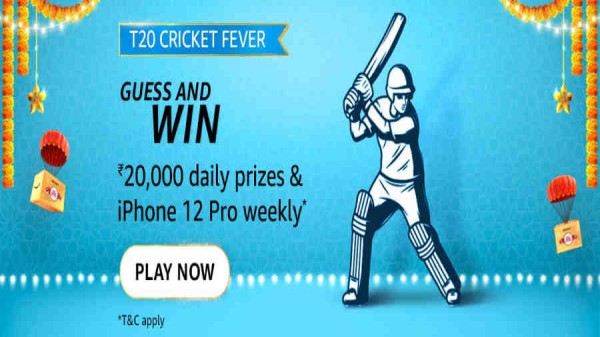 Amazon T20 Cricket Trivia Quiz Answers Today
