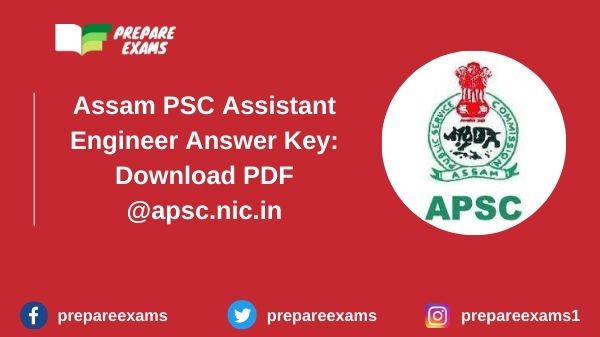 Assam PSC Assistant Engineer Answer Key