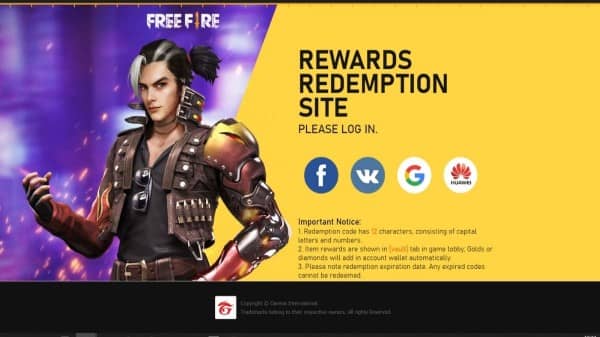 Free Fire Redeem Codes Today 7 February 2021