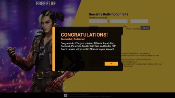 Free Fire redeem codes today NA region 3 May 2021