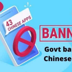 Govt bans 43 Chinese apps