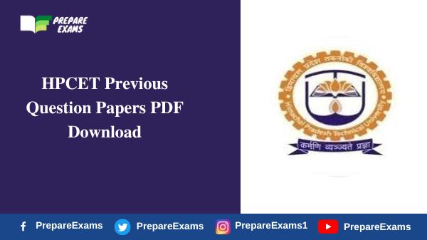 HPCET Previous Question Papers PDF Download