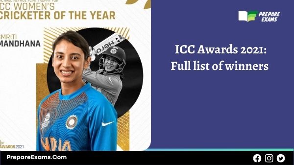 ICC Awards 2021: Full list of winners - includes ICC Men’s T20 World Cup, ICC World Test Championship Final, multi-format women’s series among others.