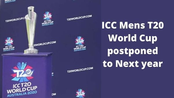 ICC Mens T20 World Cup postponed
