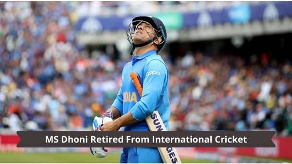 MS Dhoni Retired From International Cricket
