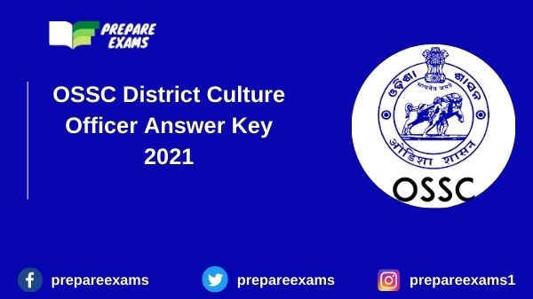 OSSC District Culture Officer Answer Key