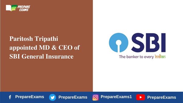 Paritosh Tripathi appointed MD & CEO of SBI General Insurance