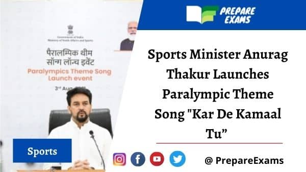 Sports Minister Anurag Thakur Launches Paralympic Theme Song "Kar De Kamaal Tu”