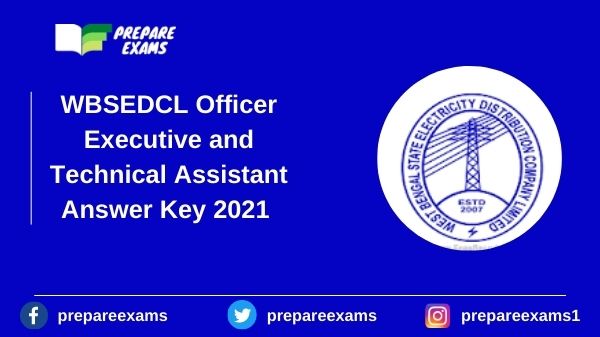WBSEDCL Officer Executive and Technical Assistant Answer Key