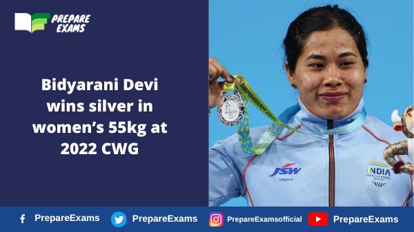 Bidyarani Devi wins silver in women’s 55kg at 2022 CWG