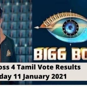 Bigg Boss 4 Tamil Vote Results Today 11 January 2021