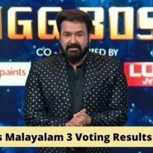 Bigg Boss Malayalam 3 Voting Results 9 April 2021