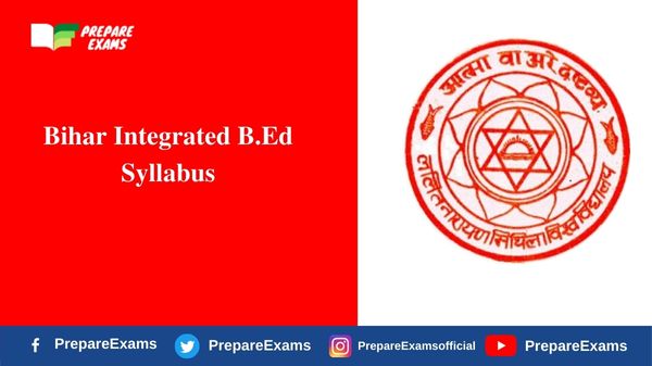 Bihar Integrated B.Ed Syllabus