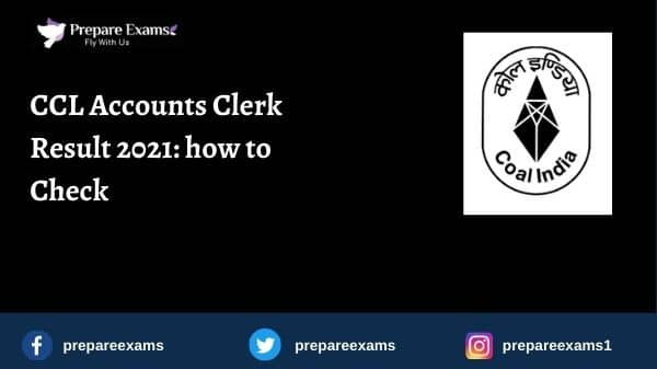 CCL Accounts Clerk Result 2021: how to Check