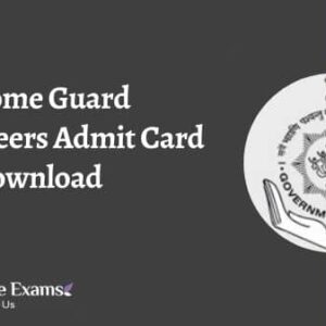 Goa Home Guard Volunteers Admit Card 2021