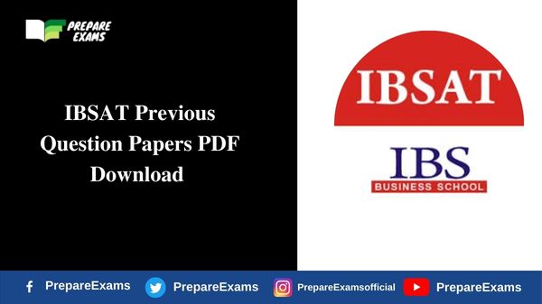 IBSAT Previous Question Papers PDF Download