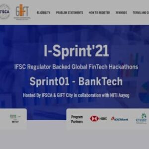 IFSCA launches Global FinTech Hackathon Series I-Sprint’21