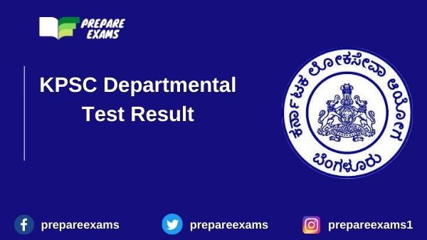 KPSC Departmental Test Result 2021