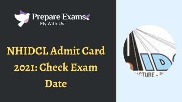 NHIDCL Admit Card 2021