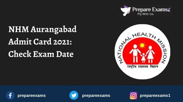 NHM Aurangabad Admit Card 2021