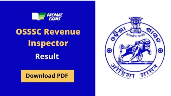 OSSSC Revenue Inspector Result 2021