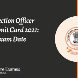 PPSC Section Officer (SO) Admit Card 2021