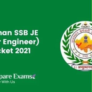 Rajasthan SSB JE (Junior Engineer) Hall Ticket 2021