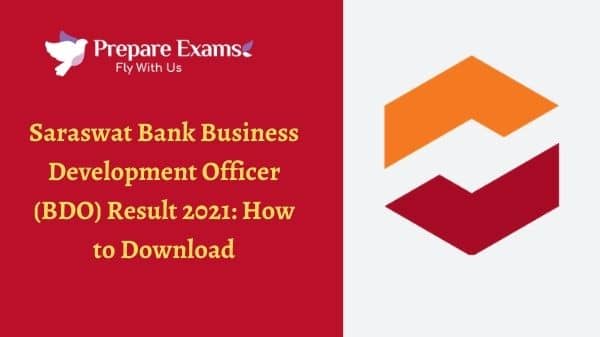 Saraswat Bank Business Development Officer (BDO) Result 2021