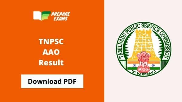 TNPSC AAO Result 2021