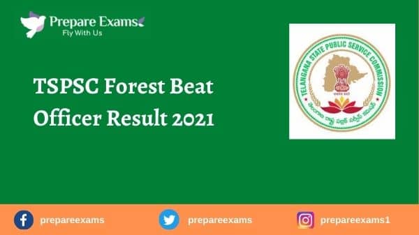 TSPSC Forest Beat Officer Result 2021