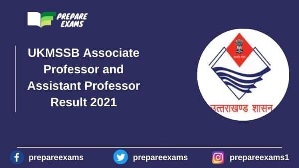 UKMSSB Associate Professor and Assistant Professor Result 2021
