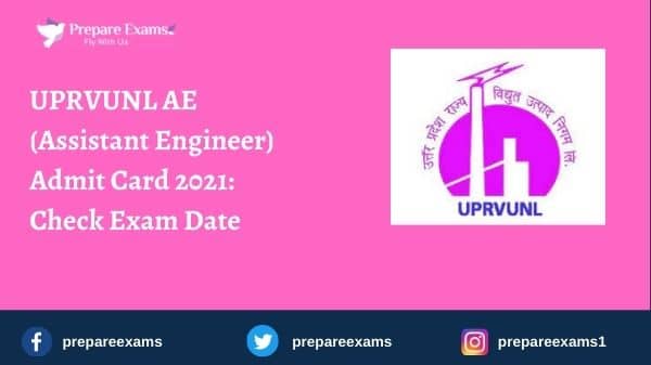 UPRVUNL AE (Assistant Engineer) Admit Card 2021