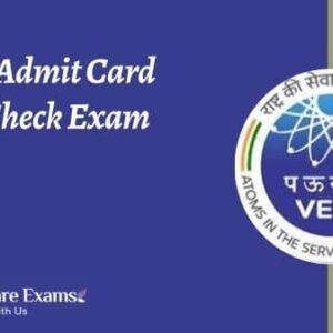 VECC Admit Card 2021