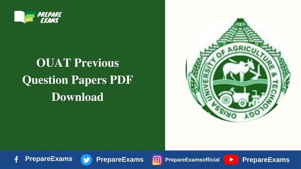 OUAT Previous Question Papers PDF Download